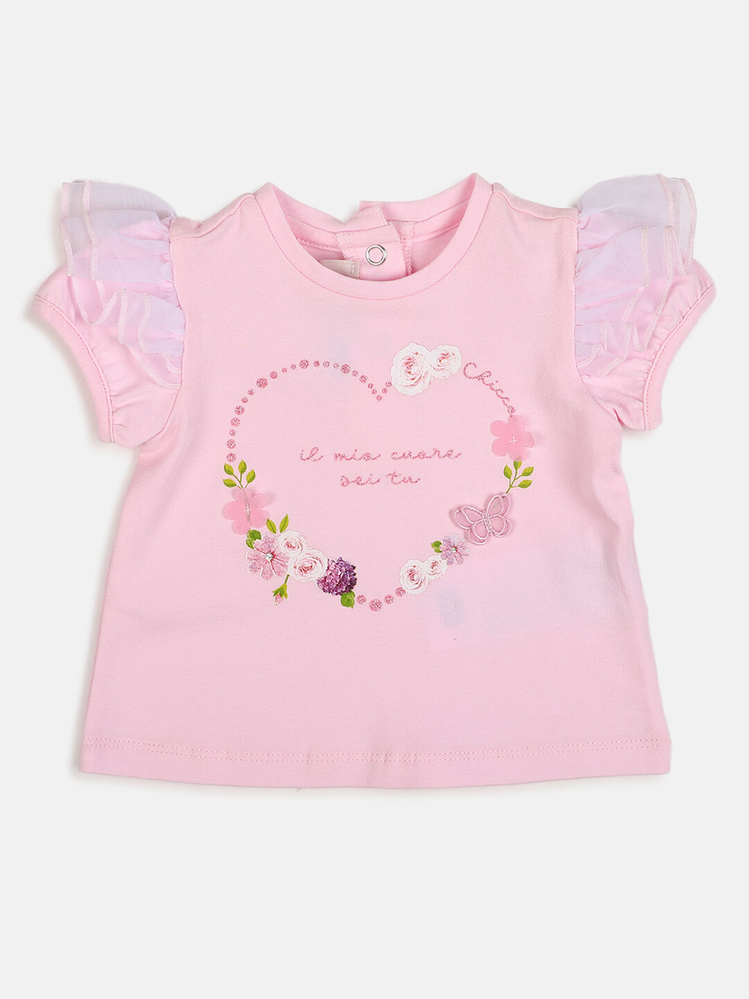 Pink baby girl shirt hot sale