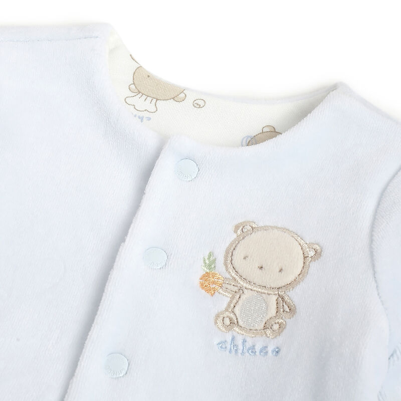 Boys Blue Printed Cardigan image number 2