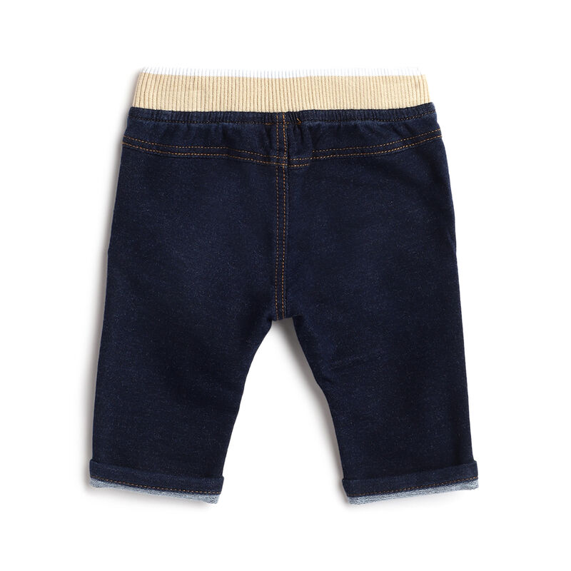Boys Dark Blue Solid Trousers image number 1