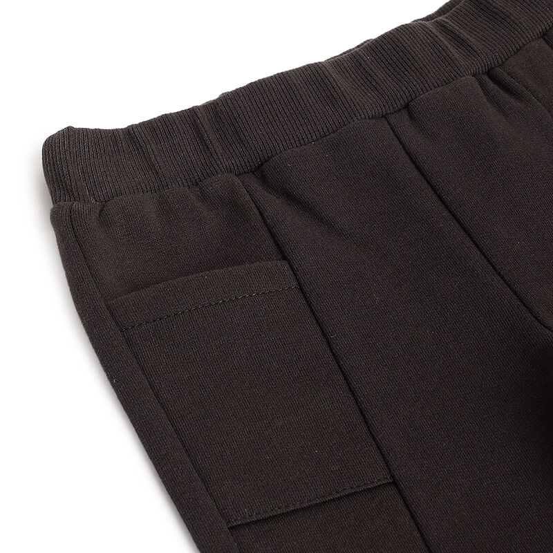 Boys Grey Solid Trousers image number 2