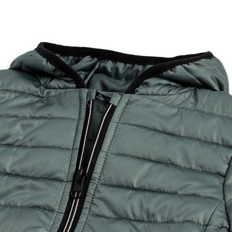 Boys Green Solid Jacket image number 3