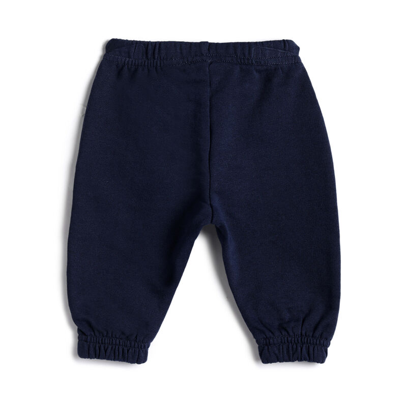 Boys Navy Printed Joggers image number 1