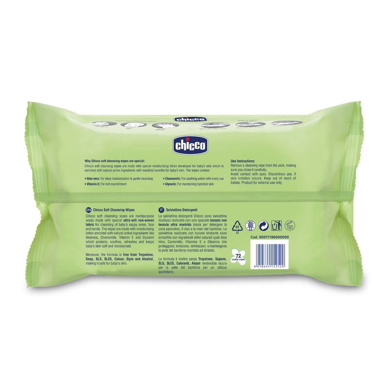 Baby Wipes 72 Pcs image number 5