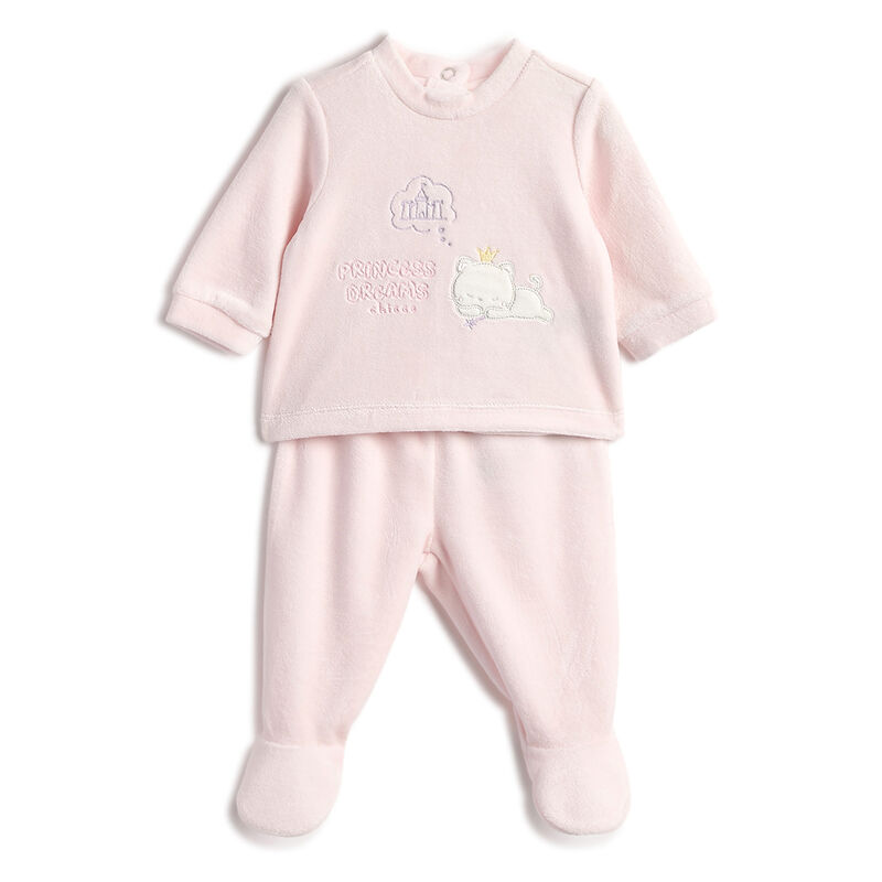 Girls Pink Sweatshirt with leggings image number 0