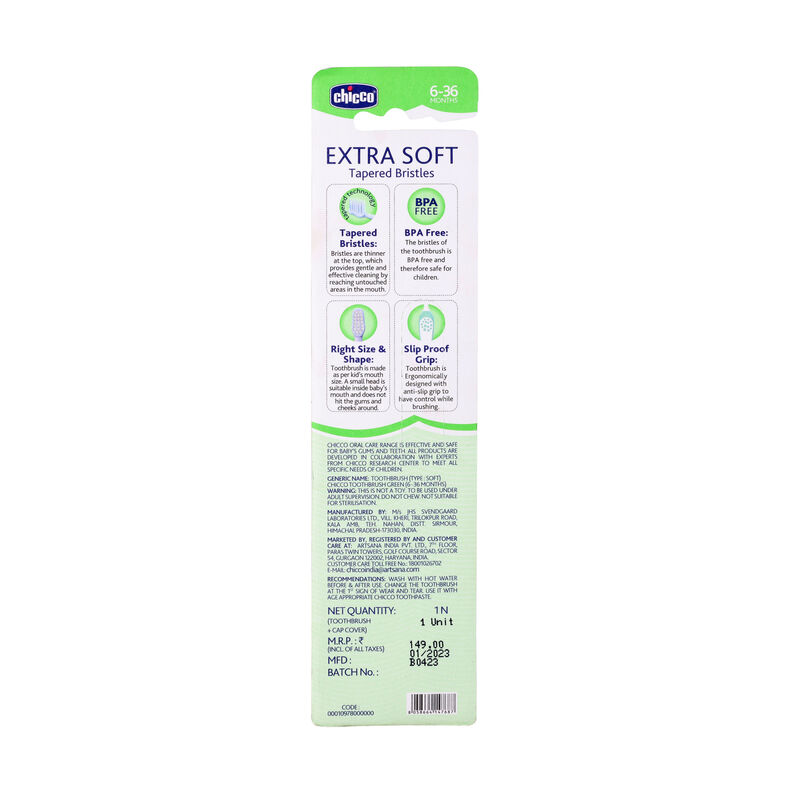 Toothbrush Green 6M-36M image number 2