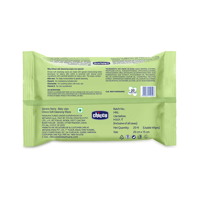 Baby Wipes 20 Pcs image number 5
