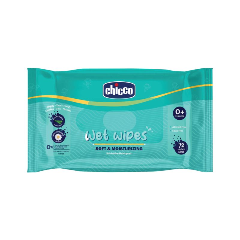 Chicco Wet Wipes Sticker 72 Pcs image number null