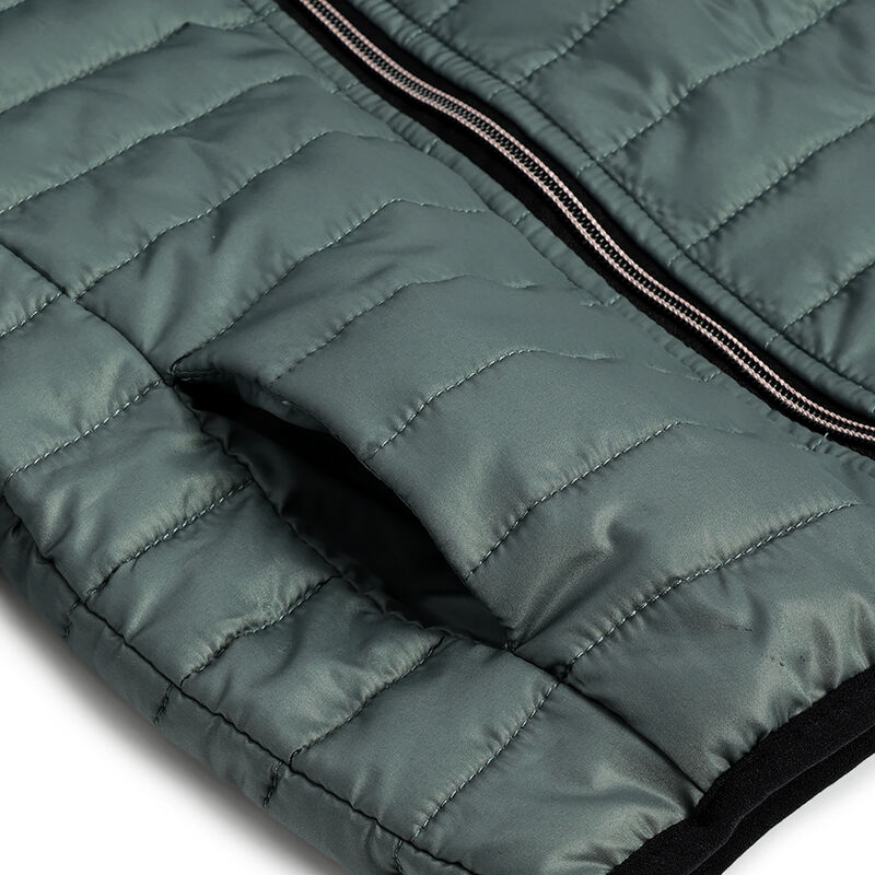 Boys Green Solid Jacket image number 4