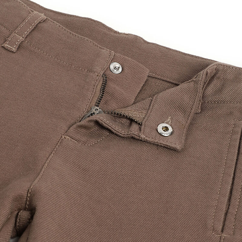 Boys Medium Brown Solid Trousers image number 2