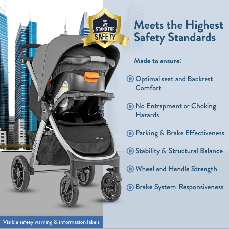 Bravo Trio Travel System (Camden, Black) image number 3