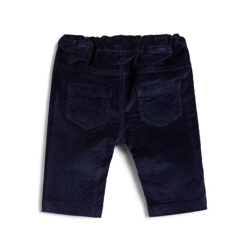 Boys Medium Blue Solid Trousers image number 1