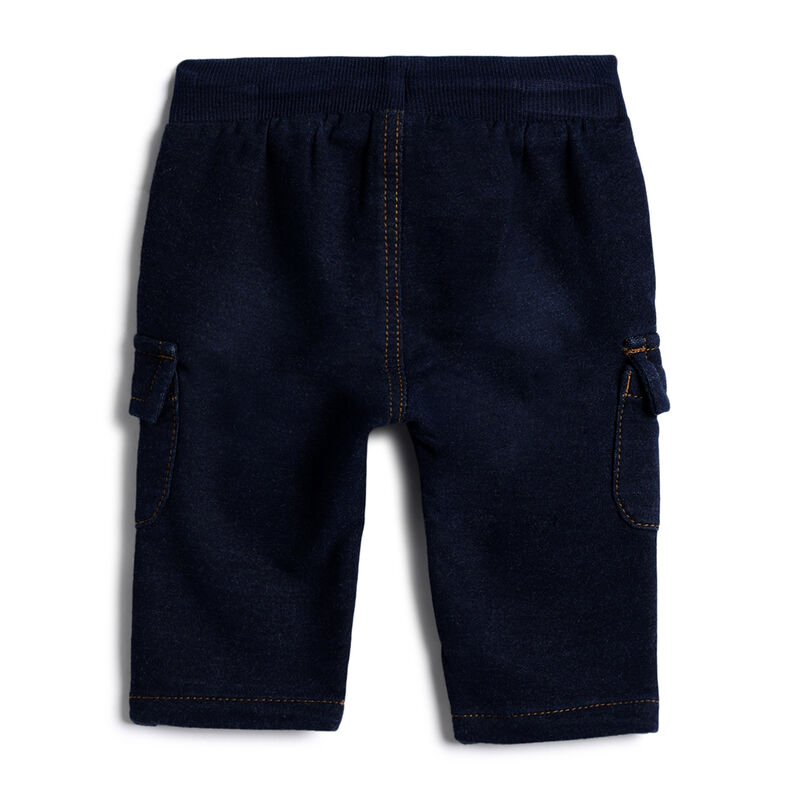 Boys Dark Blue Solid Trousers image number 1