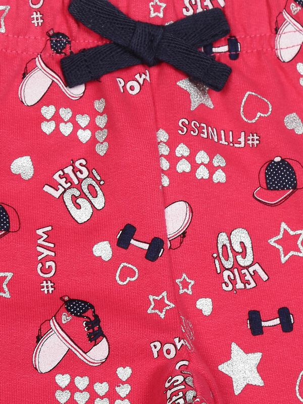 Terry Long Trousers -All Over Print image number 2