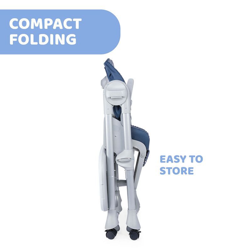 Polly Easy Highchair (Pinguin, Blue) image number 4