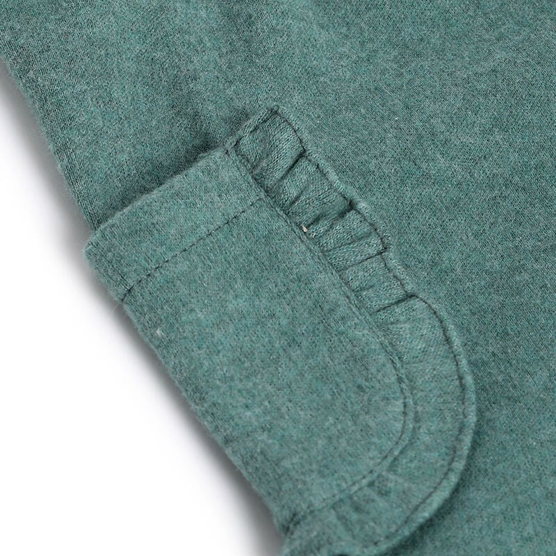 Girls Green Embellished Trousers image number 3