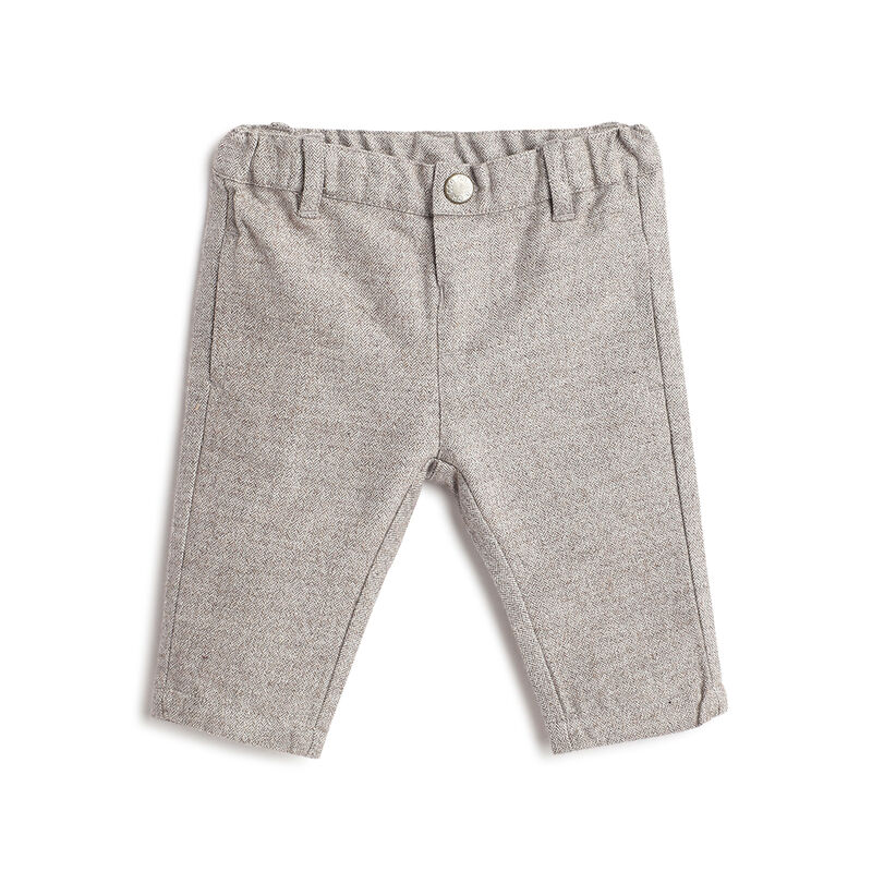 Boys Grey Chevron Trousers image number 0