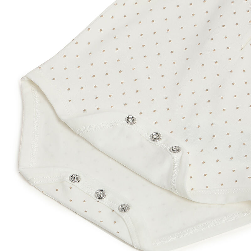 Girls Polka Dot Printed Bodysuit image number 3