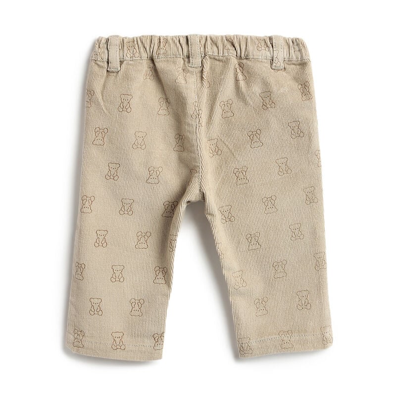 Boys Cream Embellished T-shirt with Long Trouser image number 3