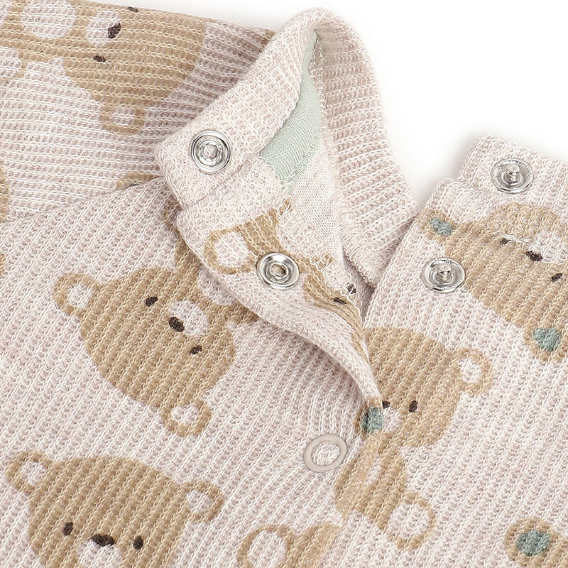 Boys Beige Sweatshirt with Leggings image number 5