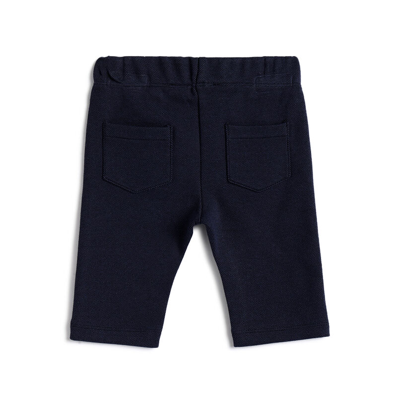 Boys Dark Blue Solid Trousers image number 1