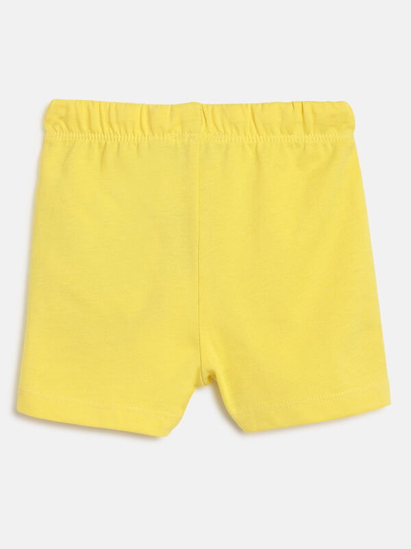 Boys Medium Yellow Short Knitted Trouser image number null