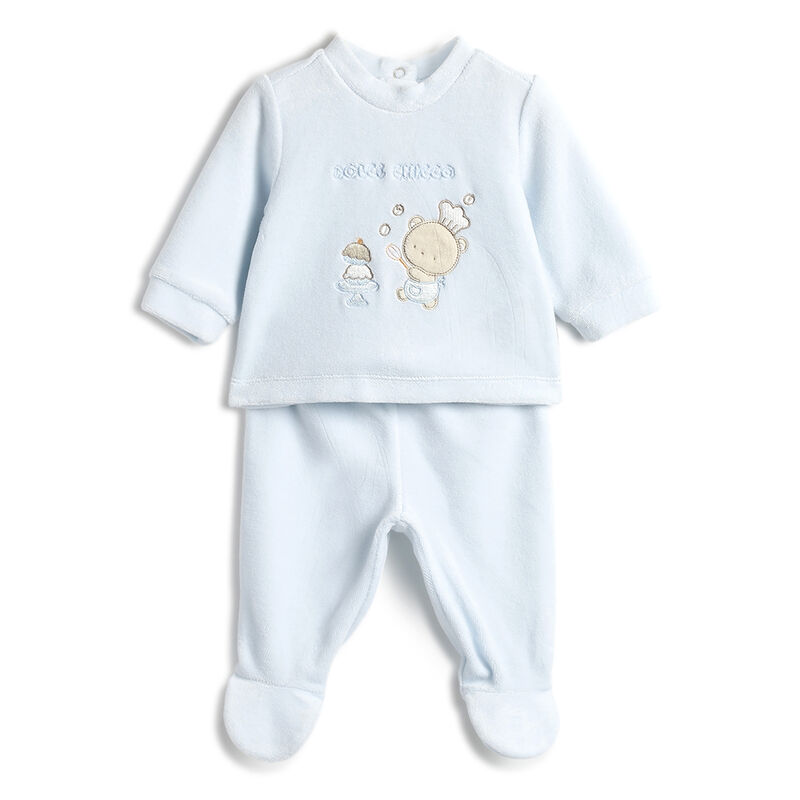 Boys Blue Sweatshirt with Leggings image number 0