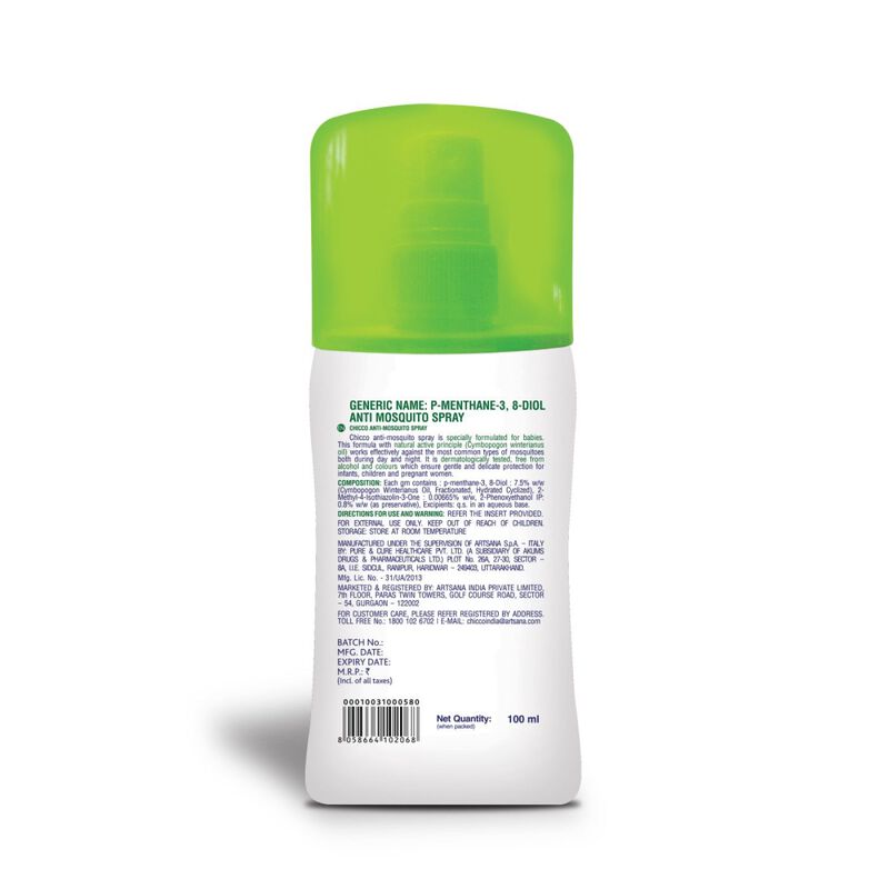 Anti-Mosquito Baby Spray (100ml) image number null