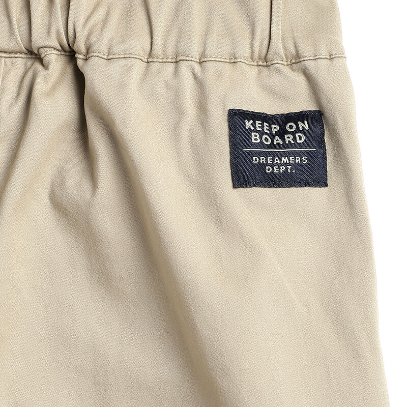 Boys Beige Solid Trousers image number 4
