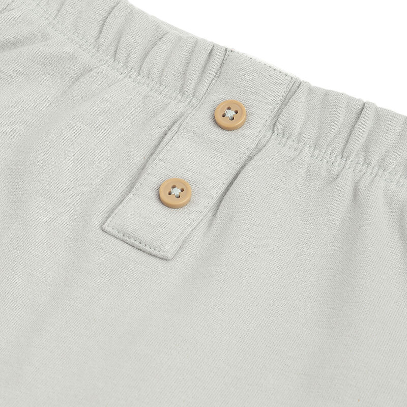 Girls Light Green Solid Joggers image number 3