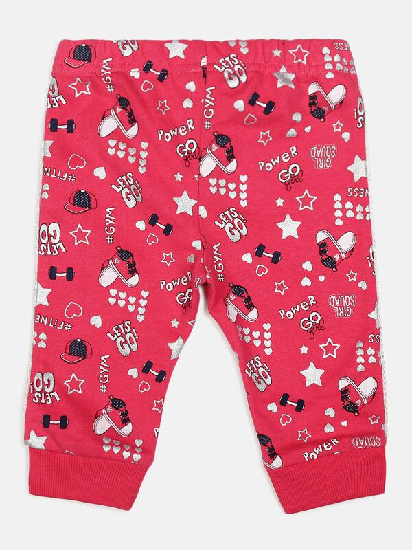 Terry Long Trousers -All Over Print image number 1