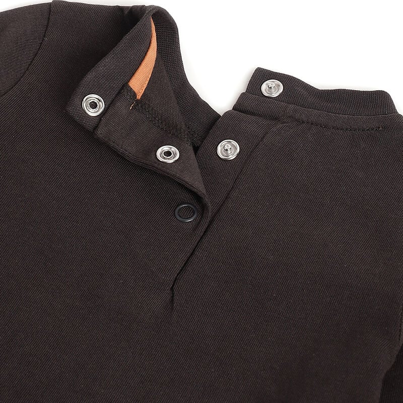 Boys Dark Grey Printed T-shirt with Long Trouser image number 5