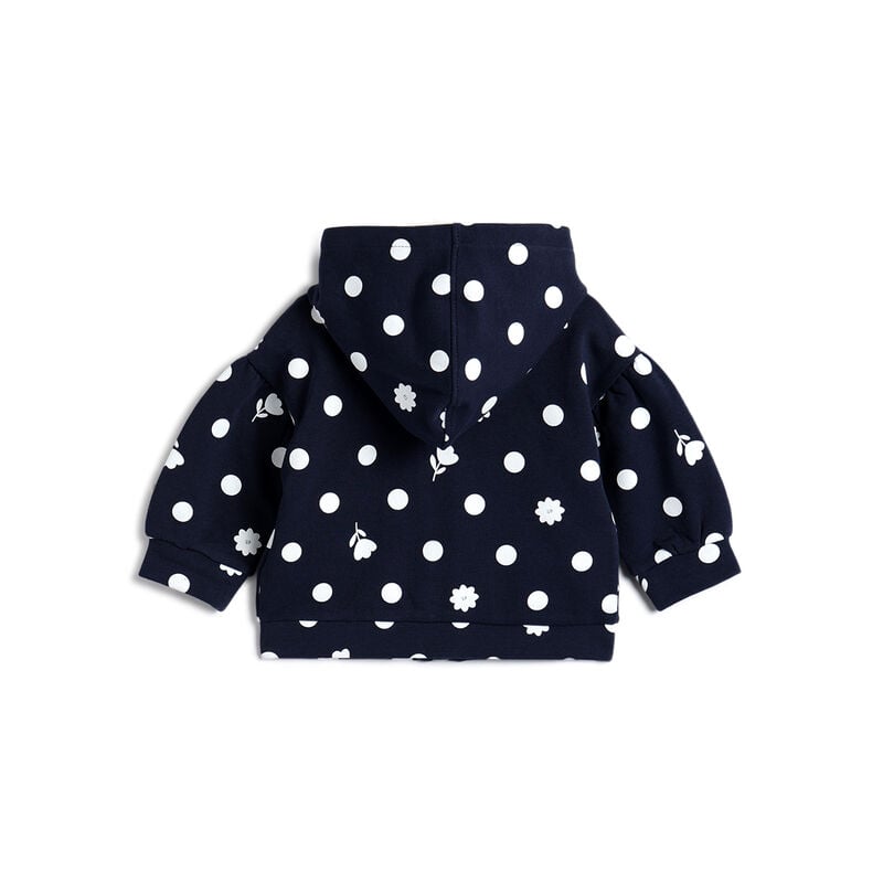 Girls Dark Blue Printed Sweatshirt image number 1