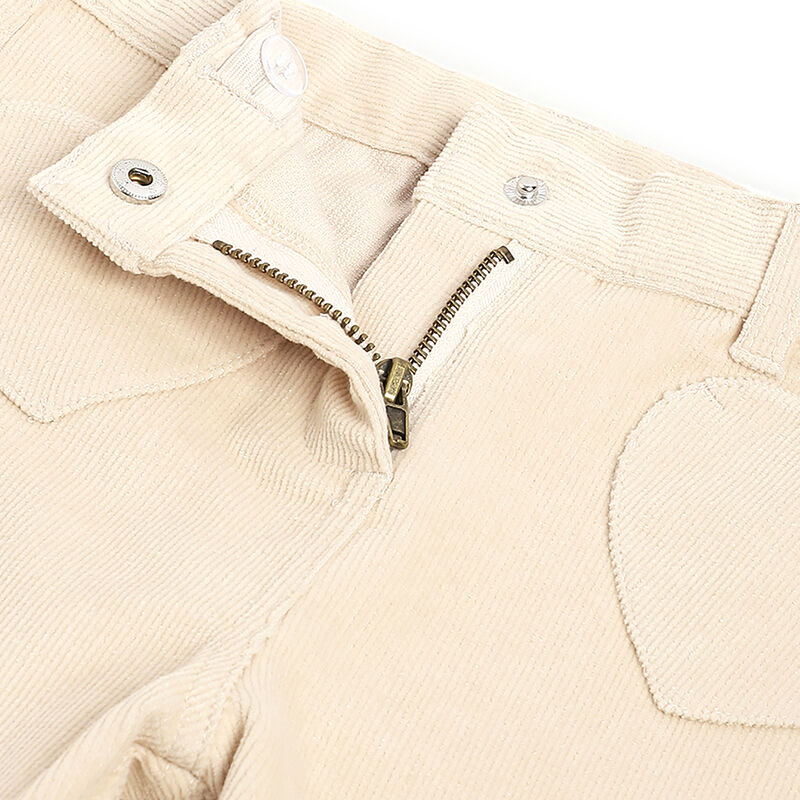 Girls Beige Embellished Trousers image number 2