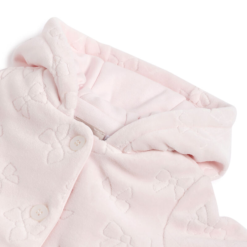Girls Pink Printed Cardigan image number 3