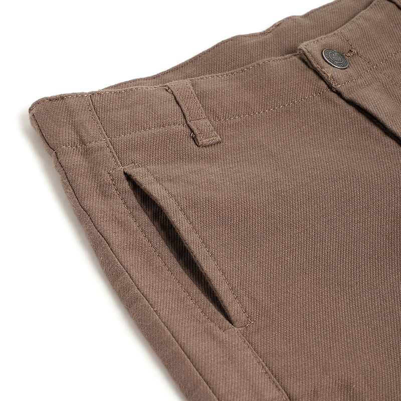 Boys Medium Brown Solid Trousers image number 3