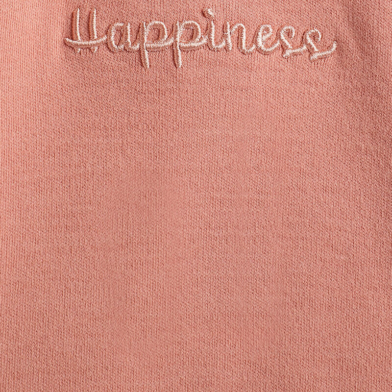 Girls Peach Applique Sweatshirt with Long Trouser image number 7
