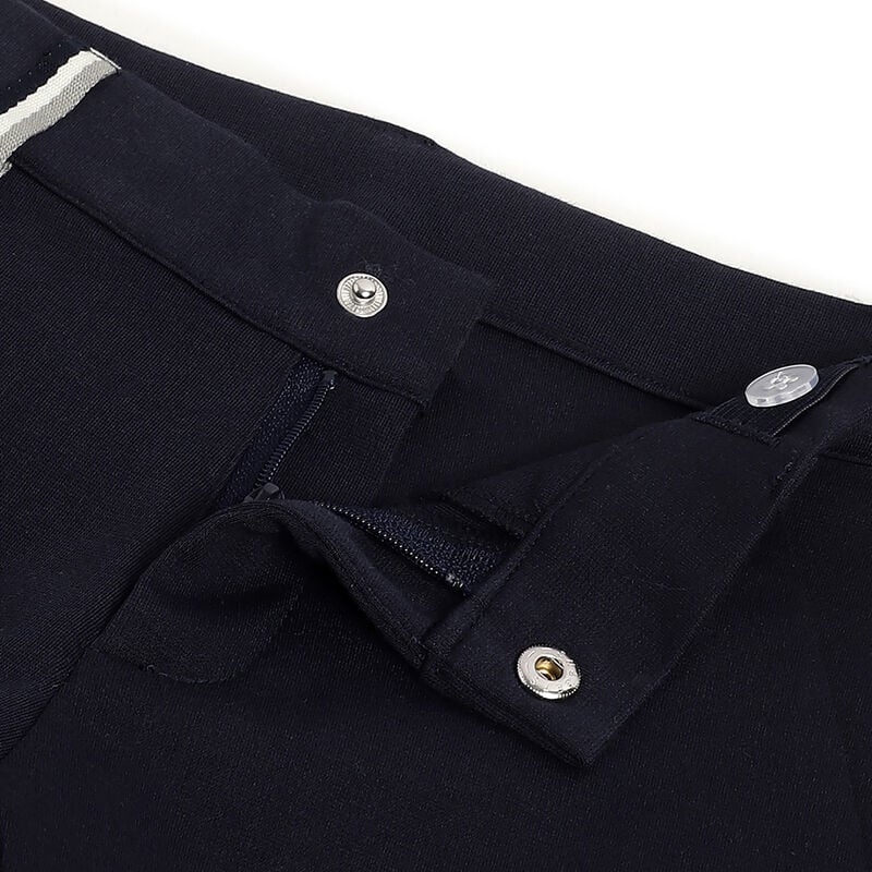 Boys Dark Blue Solid Trousers image number 2