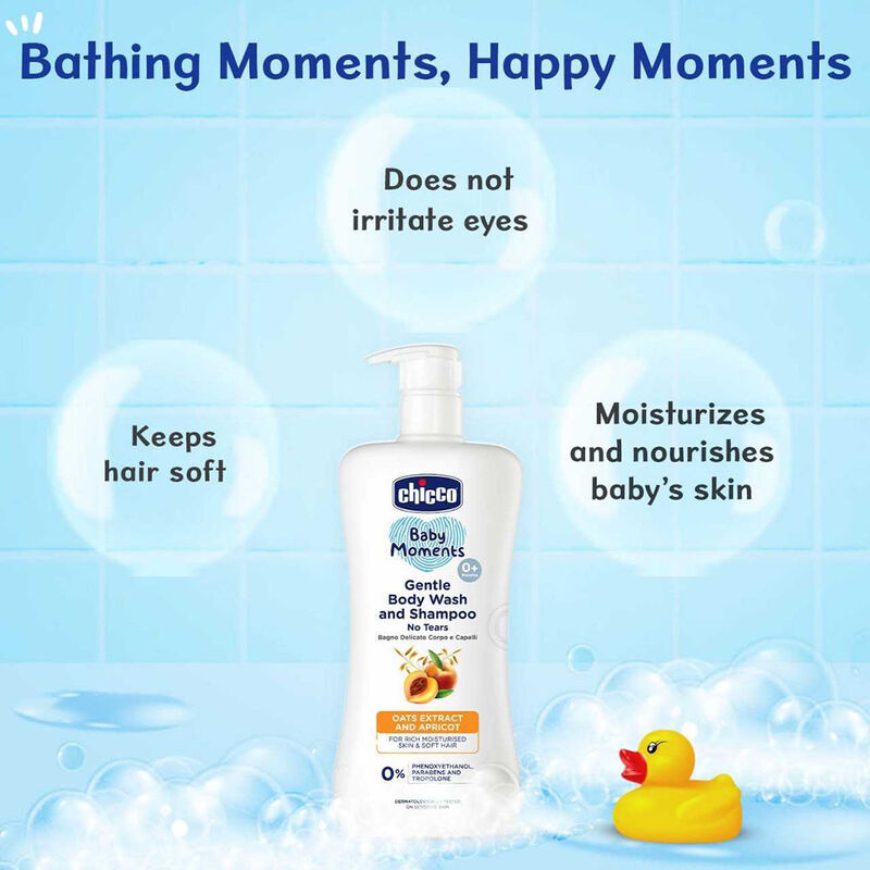 Combo- Gentle Body Wash & Shampoo 500ML + Body Lotion 500ML image number null