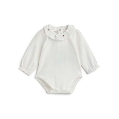 Girls Embroidered Bodysuit
