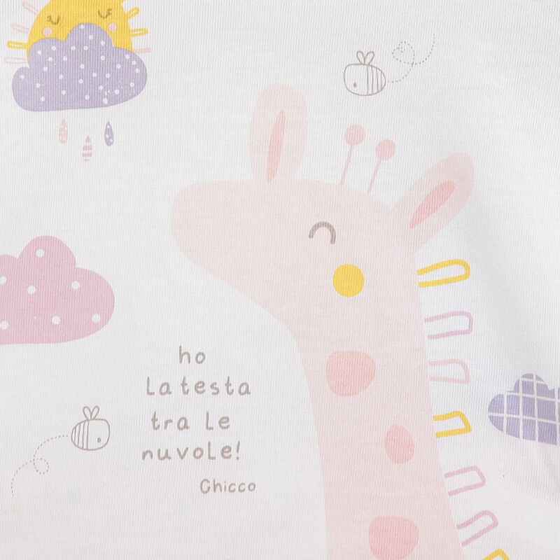Printed Short-sleeve 2Pcs Set Pink image number 3