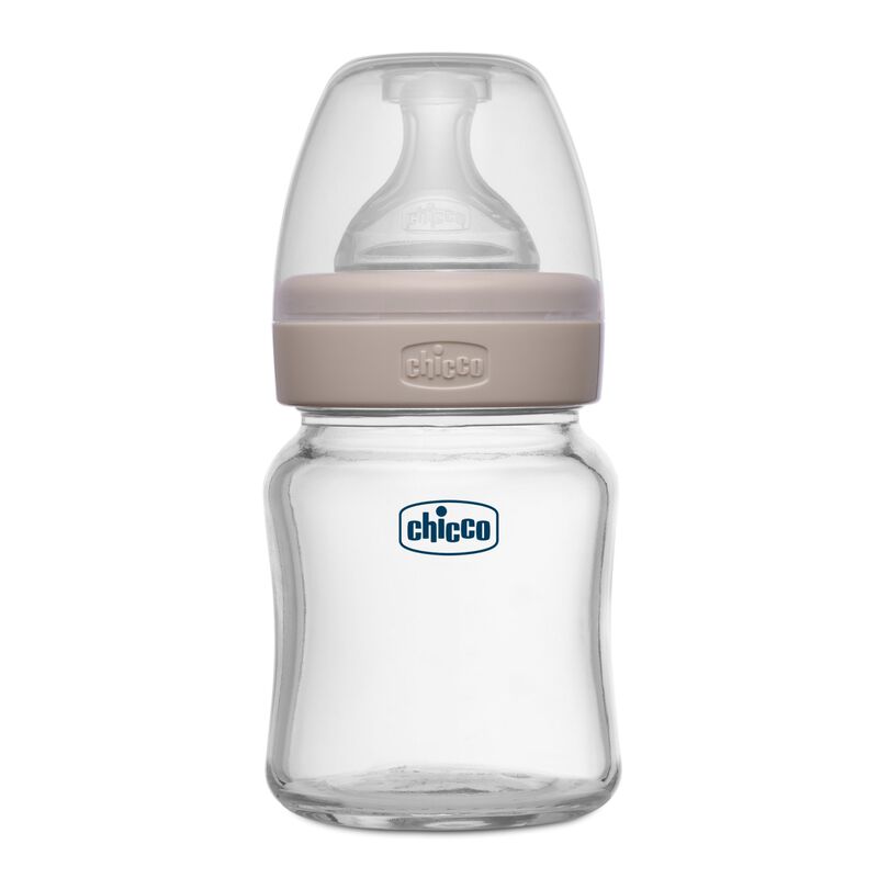 Well-Being Glass Feeding Bottle (120ml, Slow Flow) (Neutral) image number 0