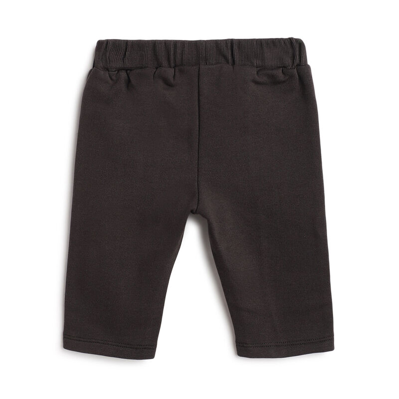 Boys Grey Solid Trousers image number 1