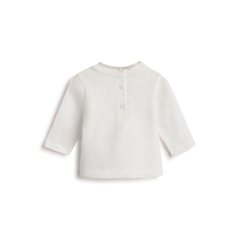 Boys White Printed Long Sleeve T- Shirt image number 1