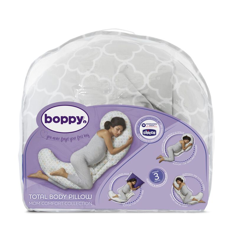 Boppy Total Body Pregnancy Pillow (Glacier, Grey) image number null