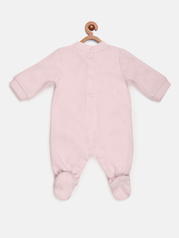 Gift Box- Velour Babysuit, Bib And Hat image number 2