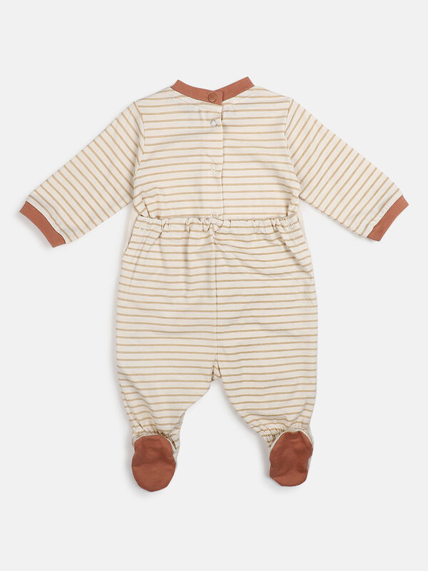 Nappy Opening Babysuit image number 1