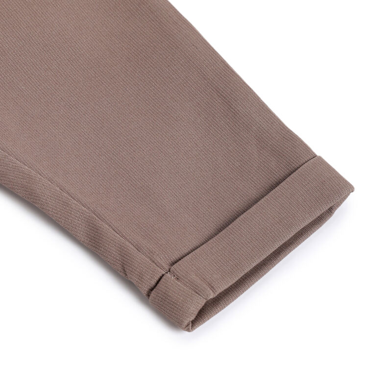 Boys Medium Brown Solid Trousers image number 4