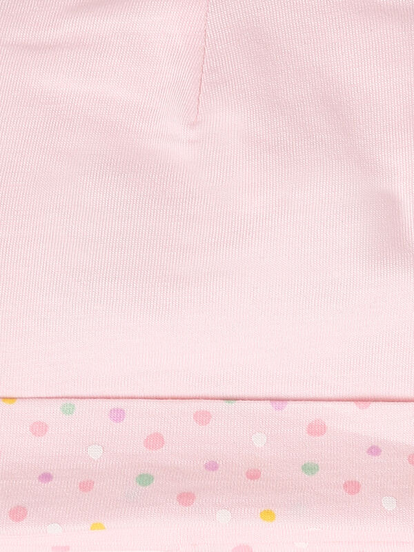 Infants Light Pink Cotton Cap image number null