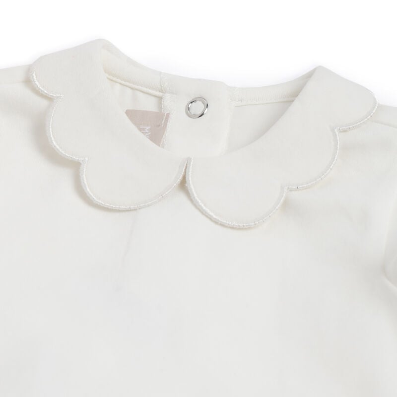 Girls Plain Solid Bodysuit image number 2