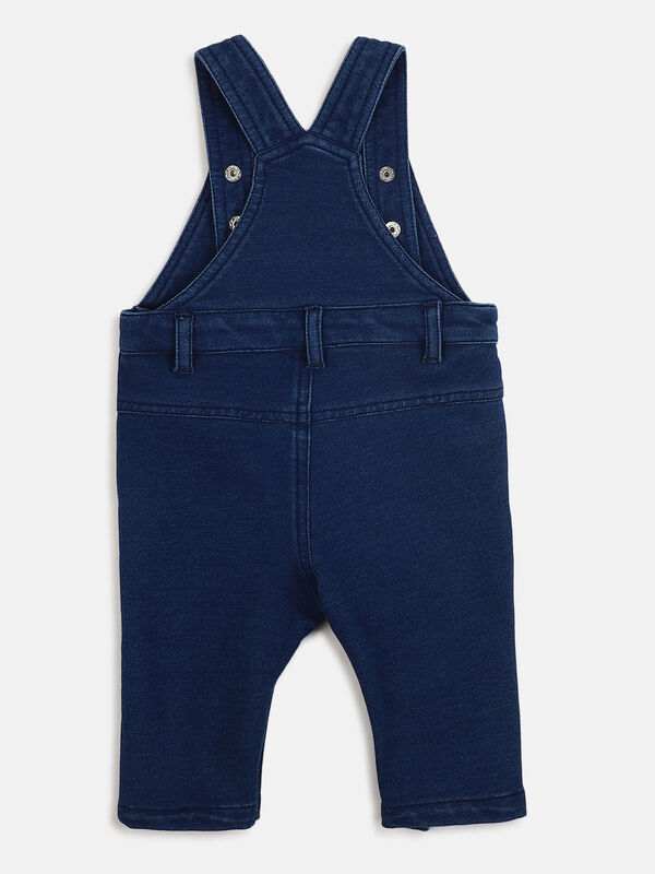 Boys Medium Blue Long Dungaree image number null